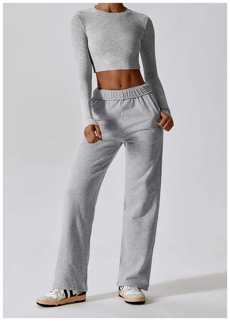 Schnelltrocknendes Sport-Langarmshirt