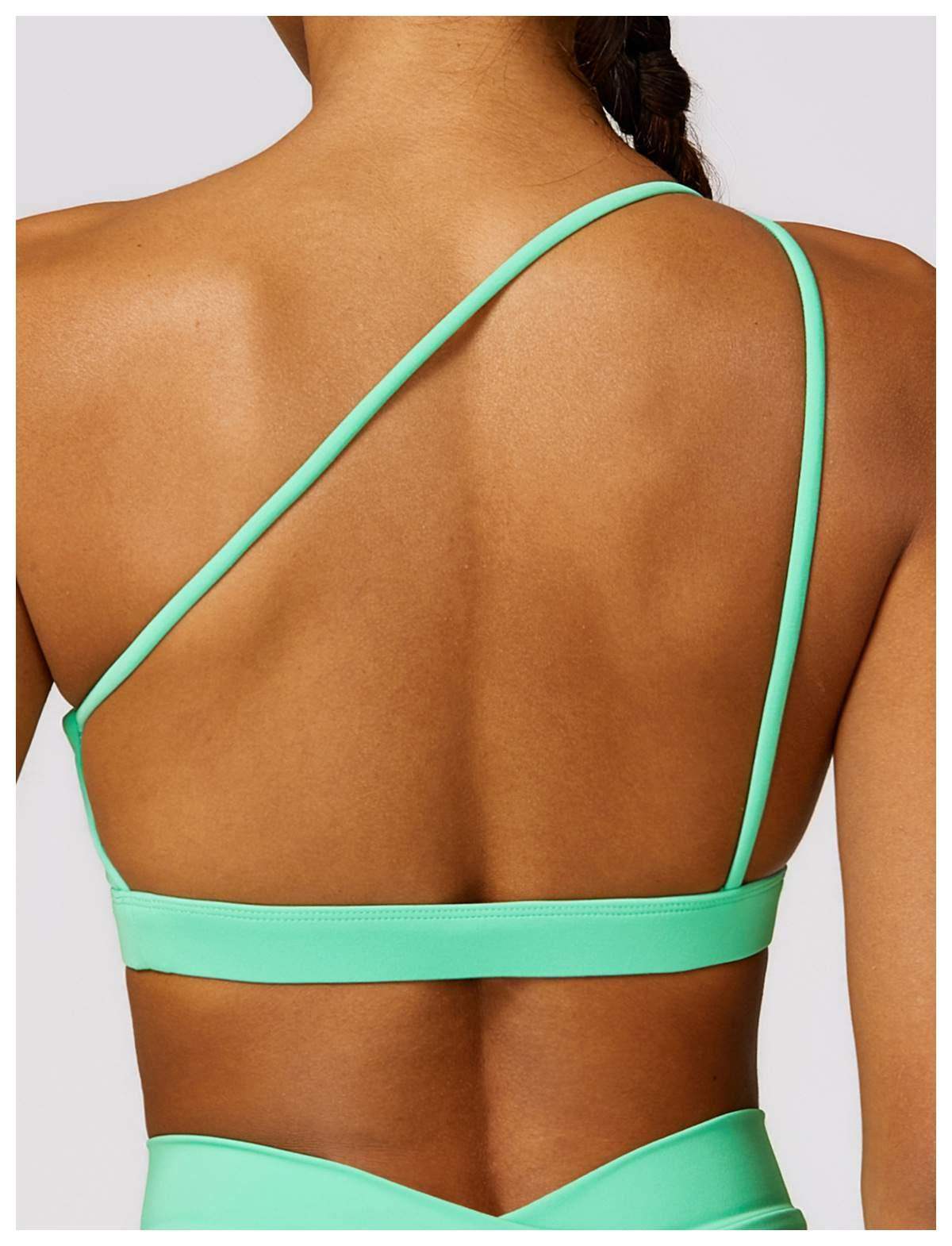 One Shoulder Quick Drying Sports Bra