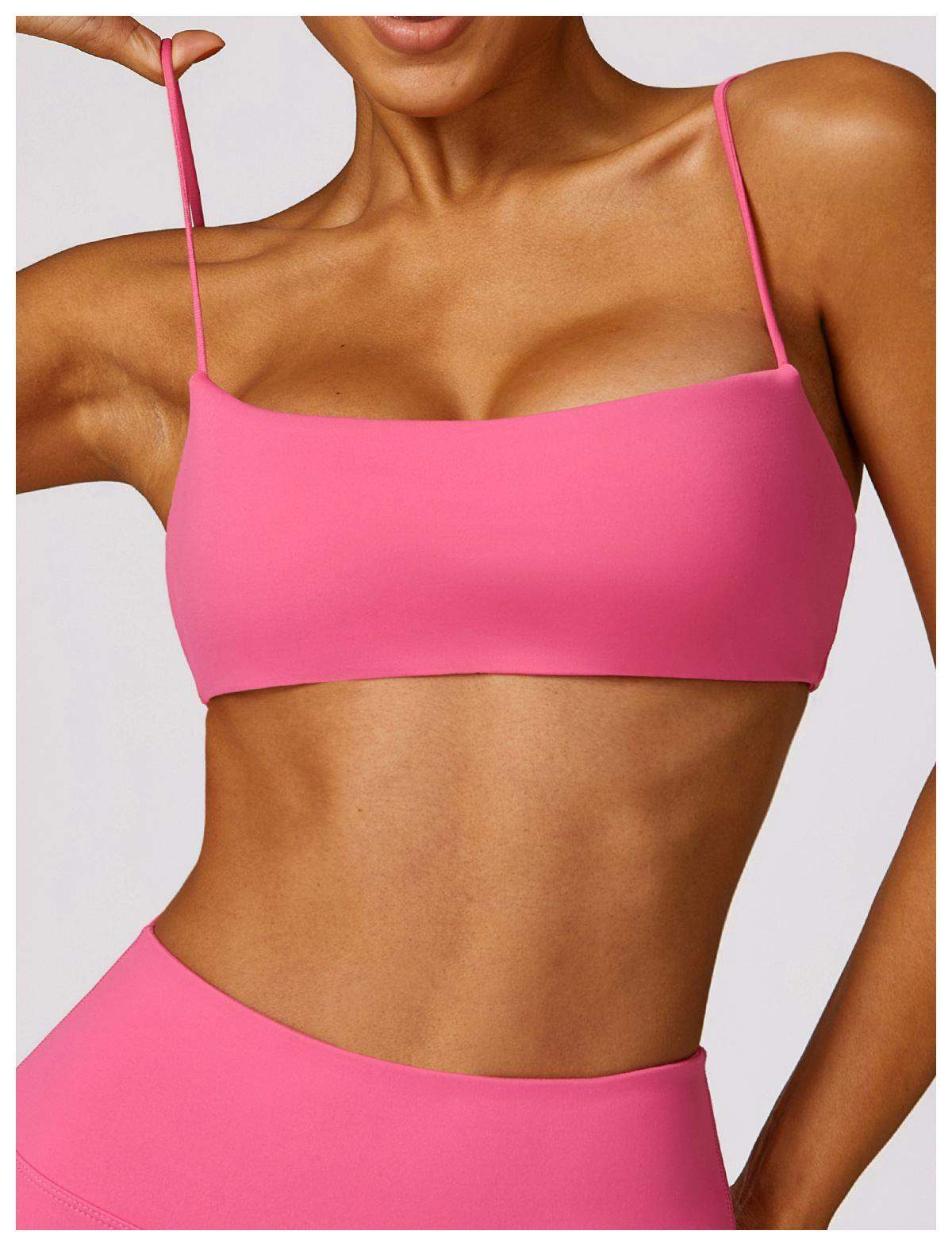 Strip Quick-Drying Sports Bra