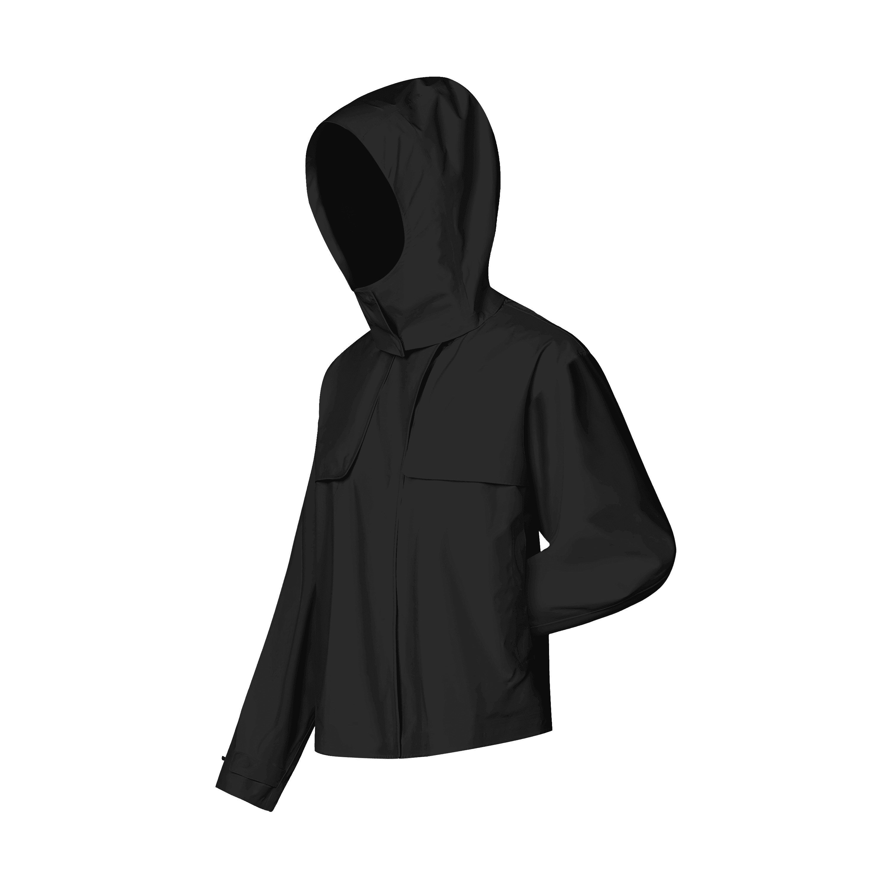 Detachable Hooded Windbreaker Jacket