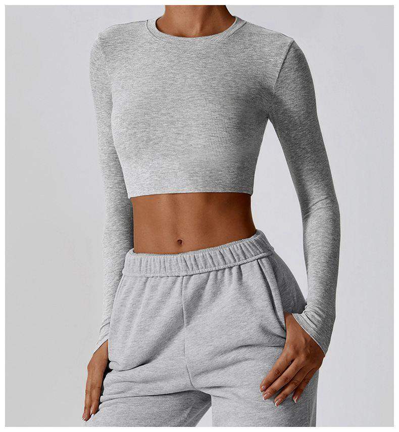 Schnelltrocknendes Sport-Langarmshirt