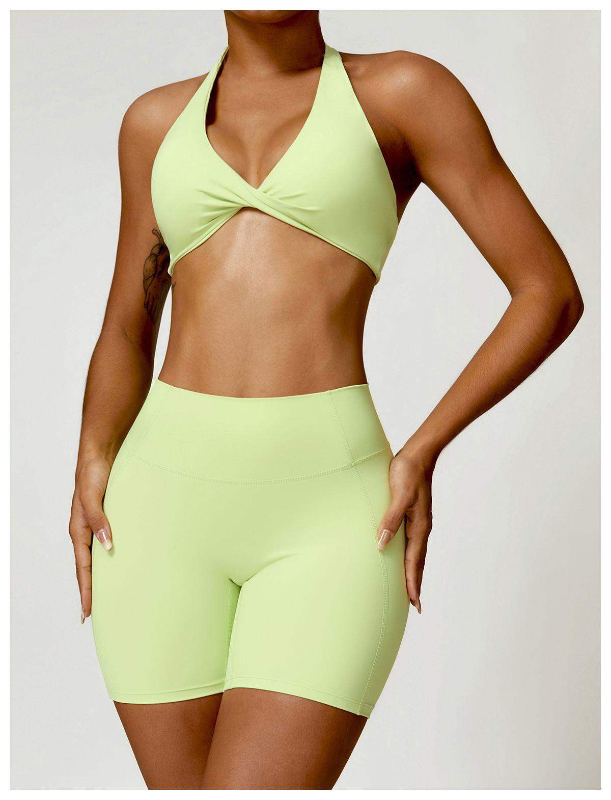 High-Waist Yoga Sports Shorts