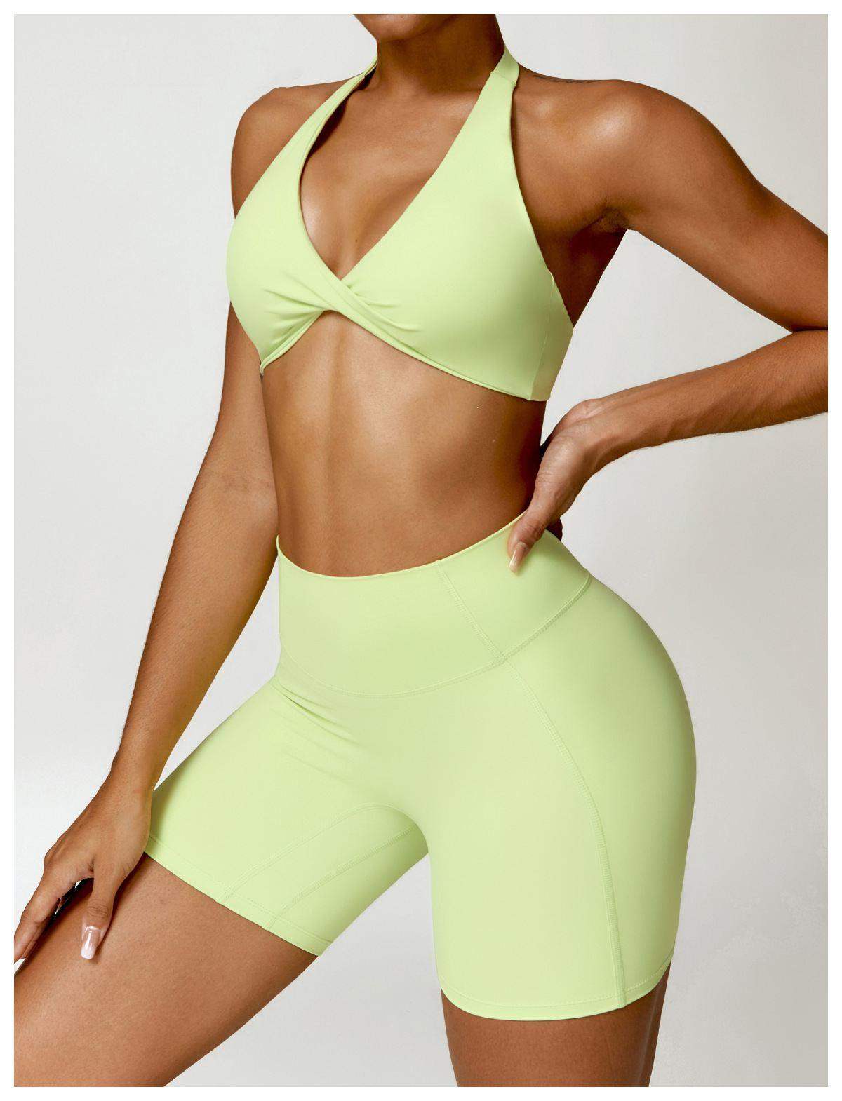 High-Waist Yoga Sports Shorts