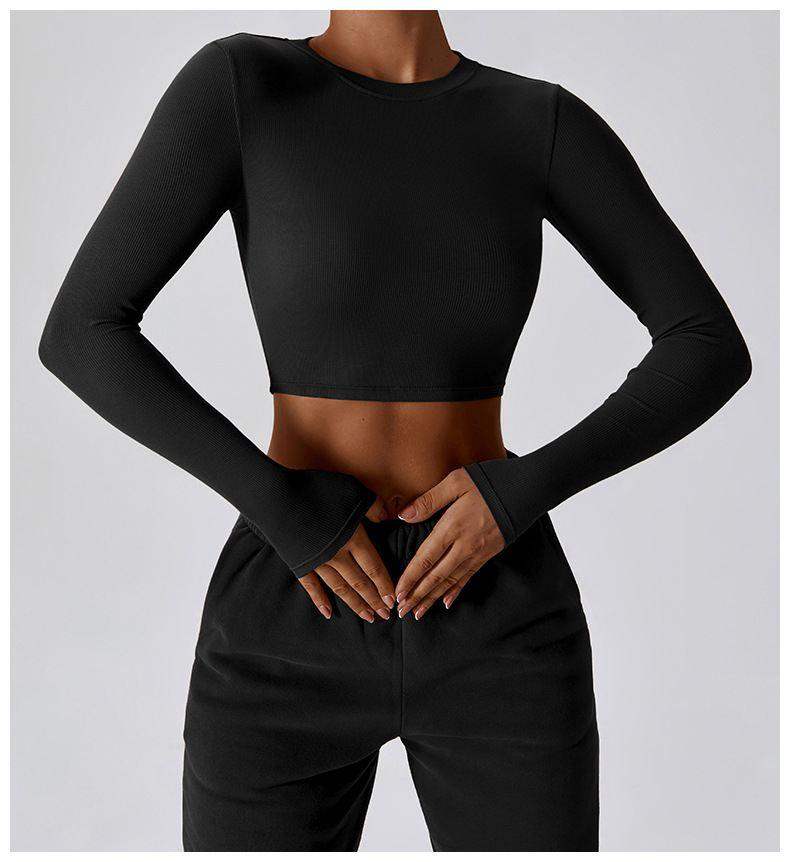 Schnelltrocknendes Sport-Langarmshirt