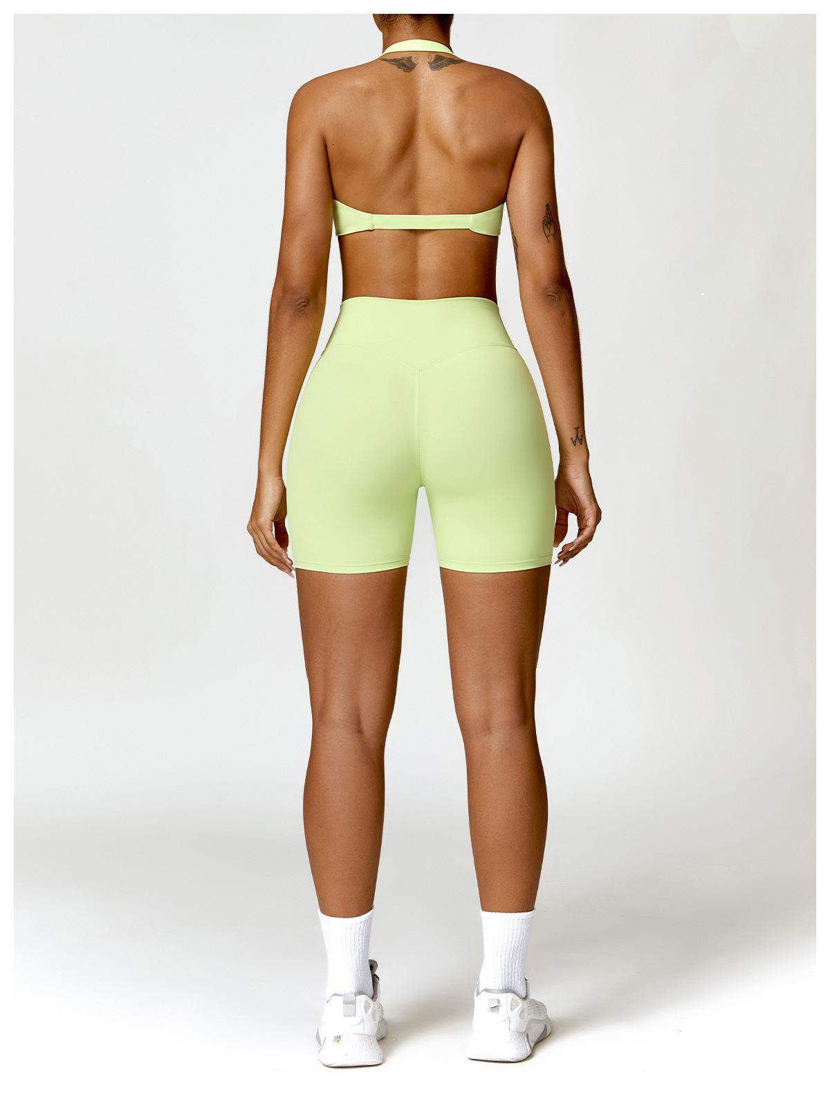 High-Waist Yoga Sports Shorts