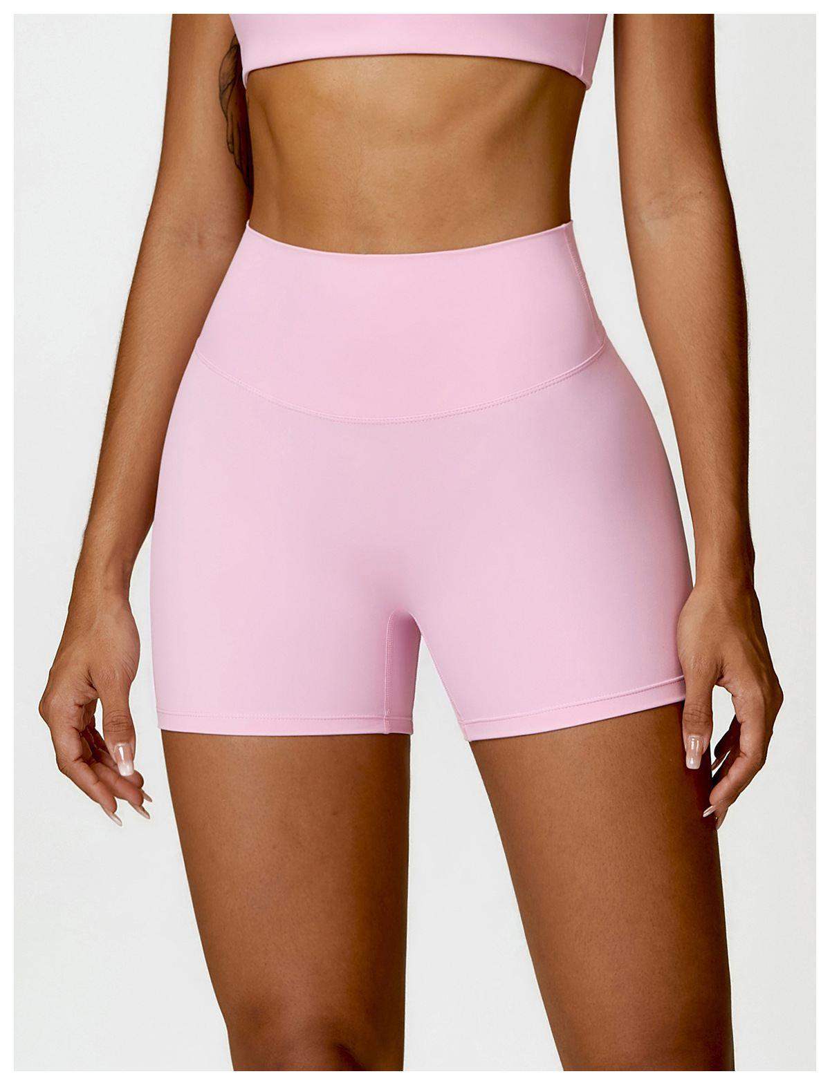 High-Waist Yoga Running Shorts