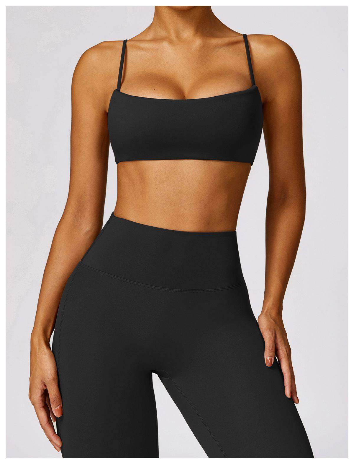 Strip Quick-Drying Sports Bra