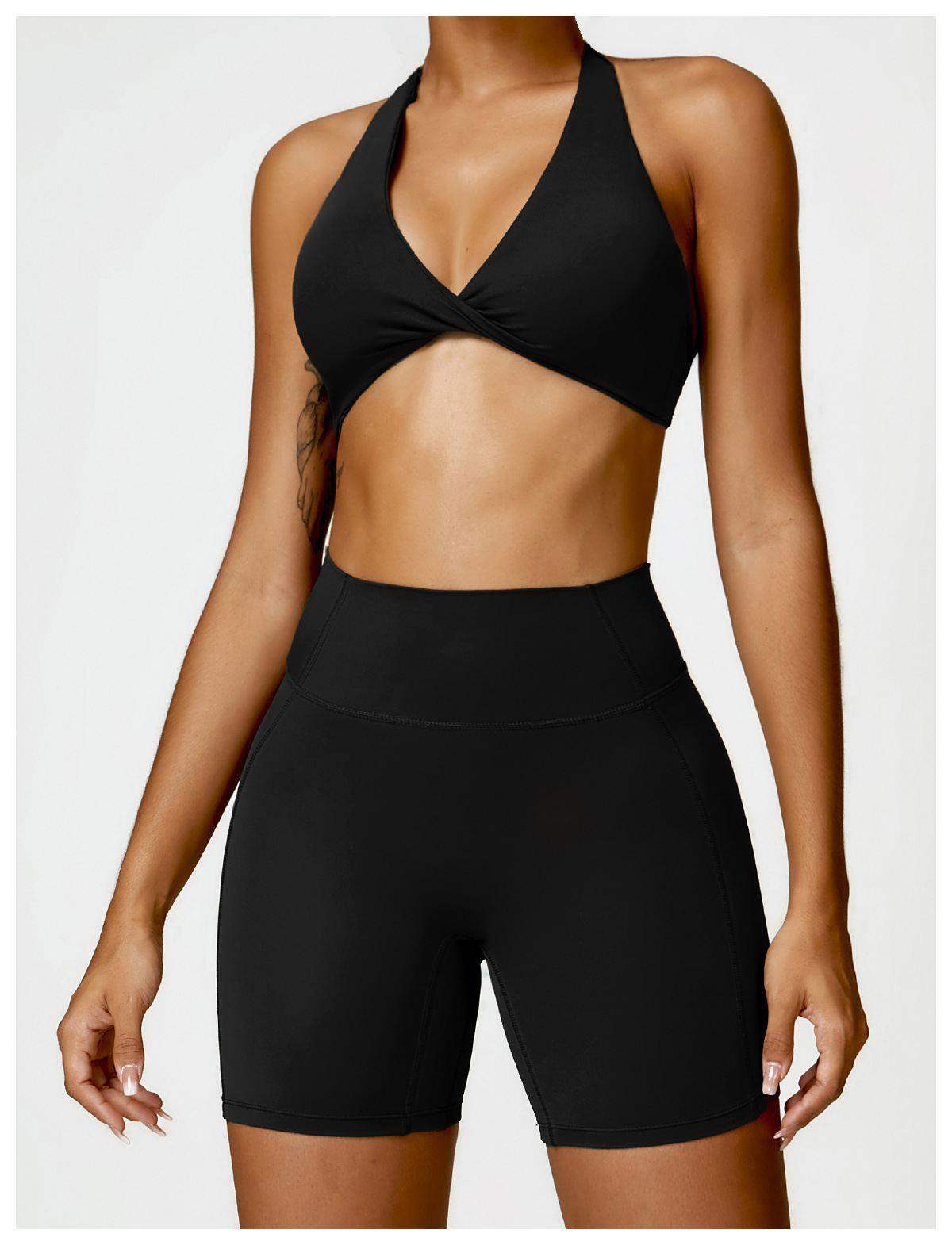 High-Waist Yoga Sports Shorts