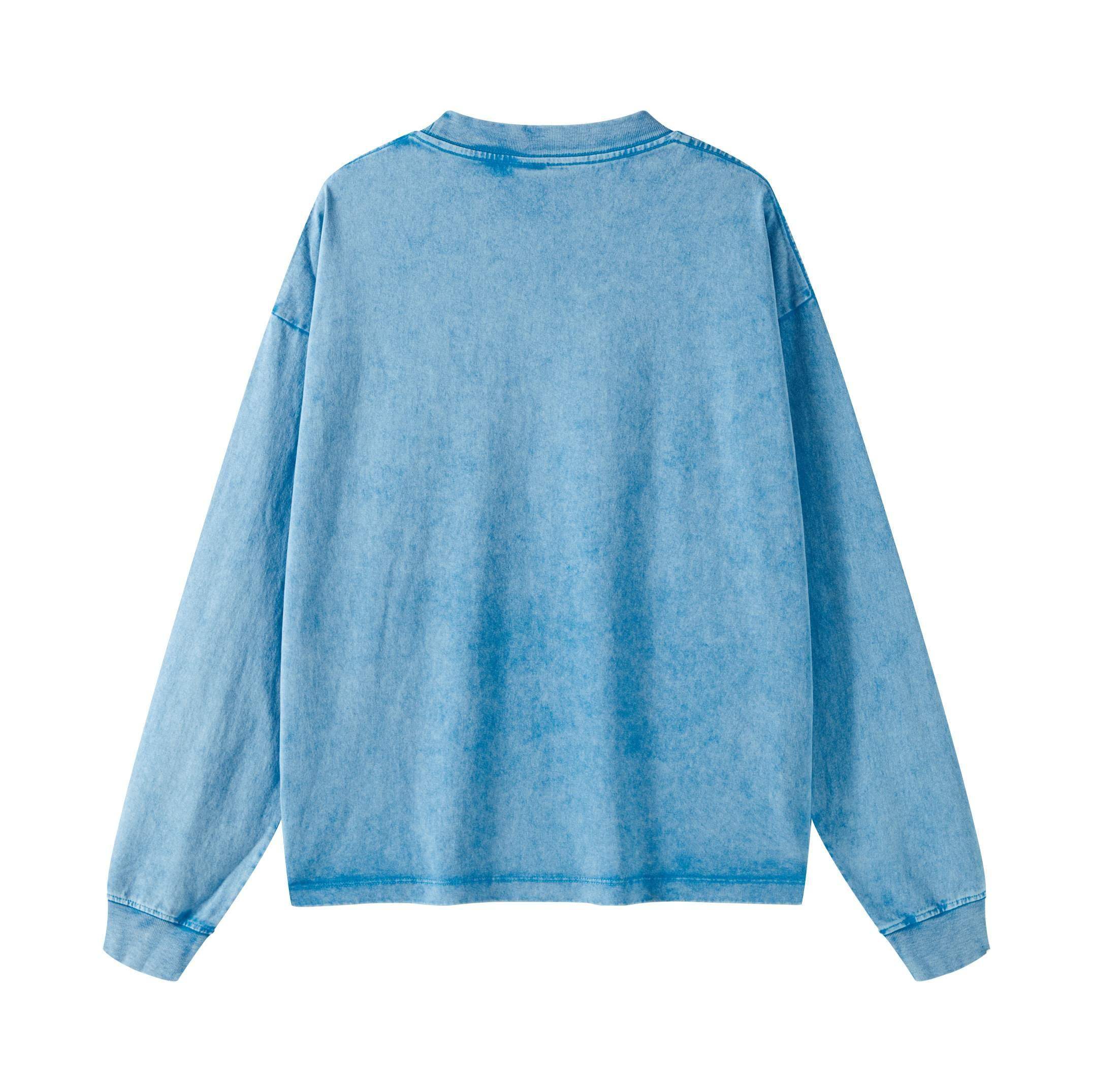 230G gewaschenes Langarmhemd für Kinder