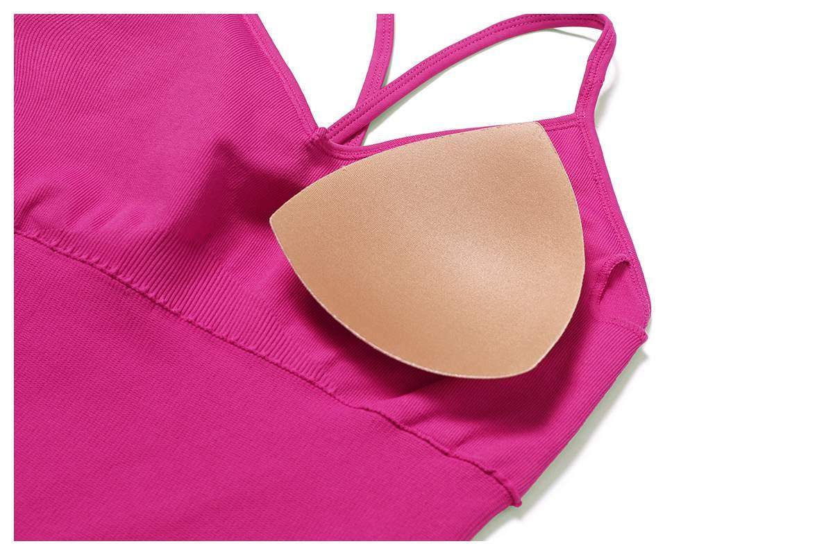 Nahtloser Rücken-Beauty-Yoga-Bodysuit