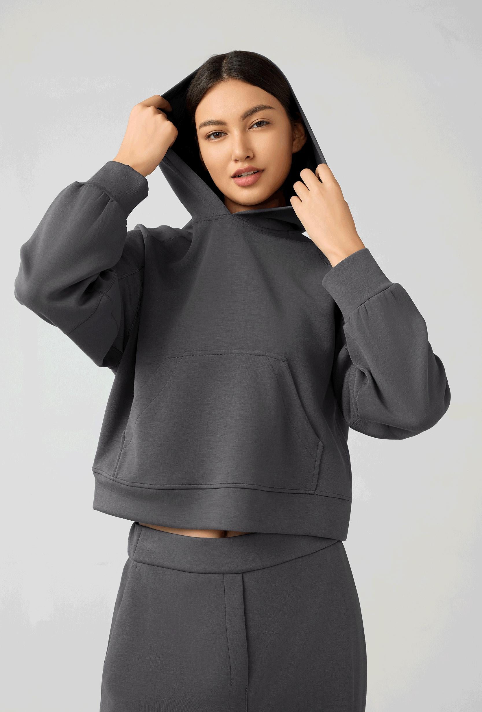 Casual Hooded Loose Sweatshirt