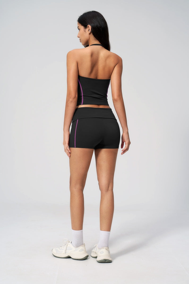 Women Sportswear Stripe Shorts Set