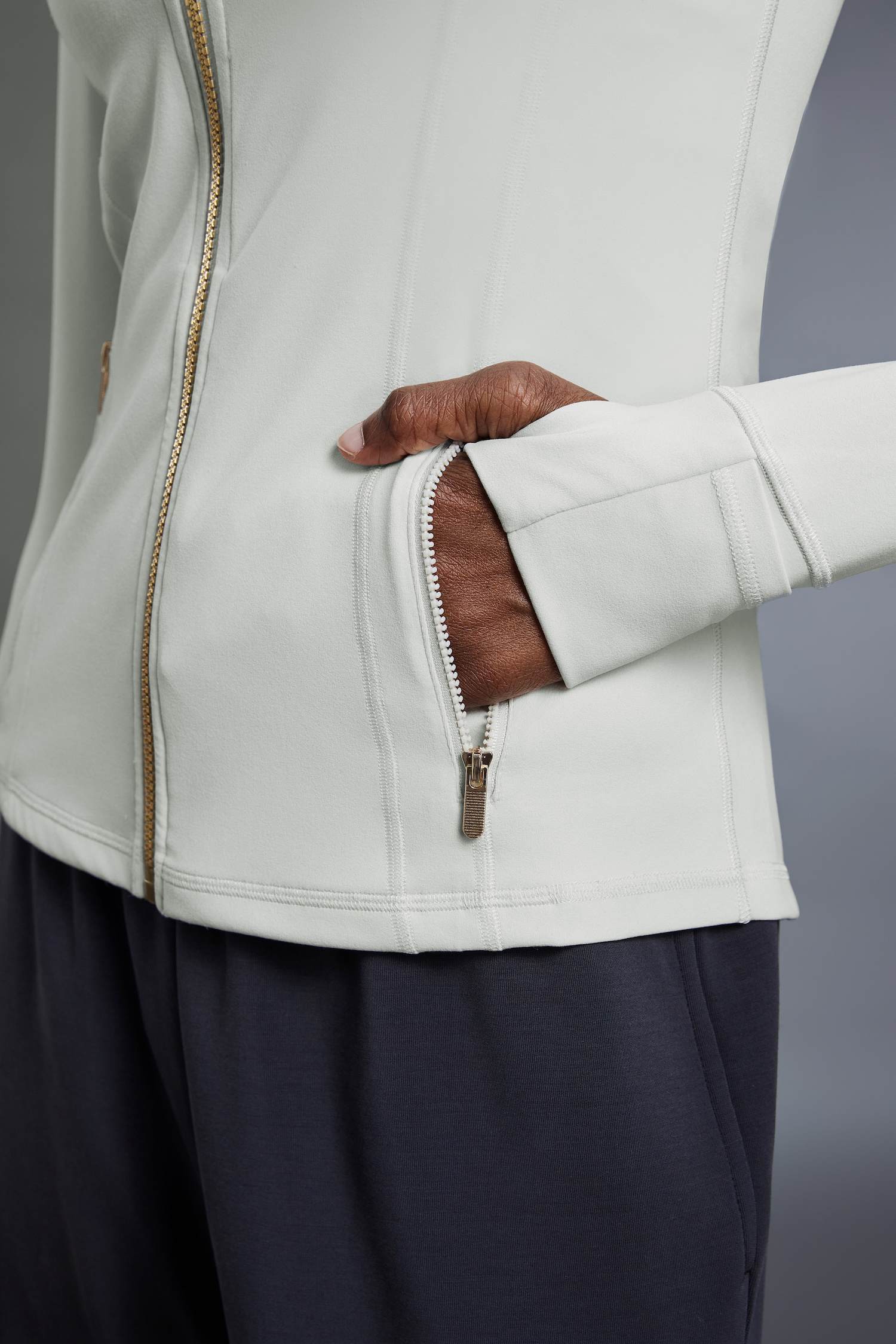 Women's Slim Fit Zip-Up Yoga Jacket