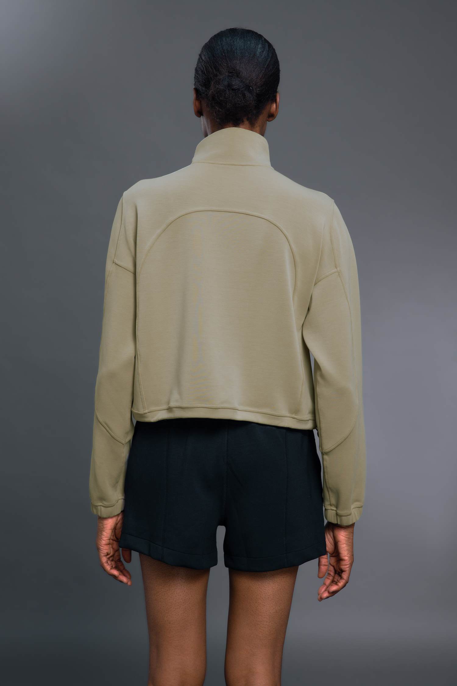 Women's Half-Zip Stand Collar Pullover