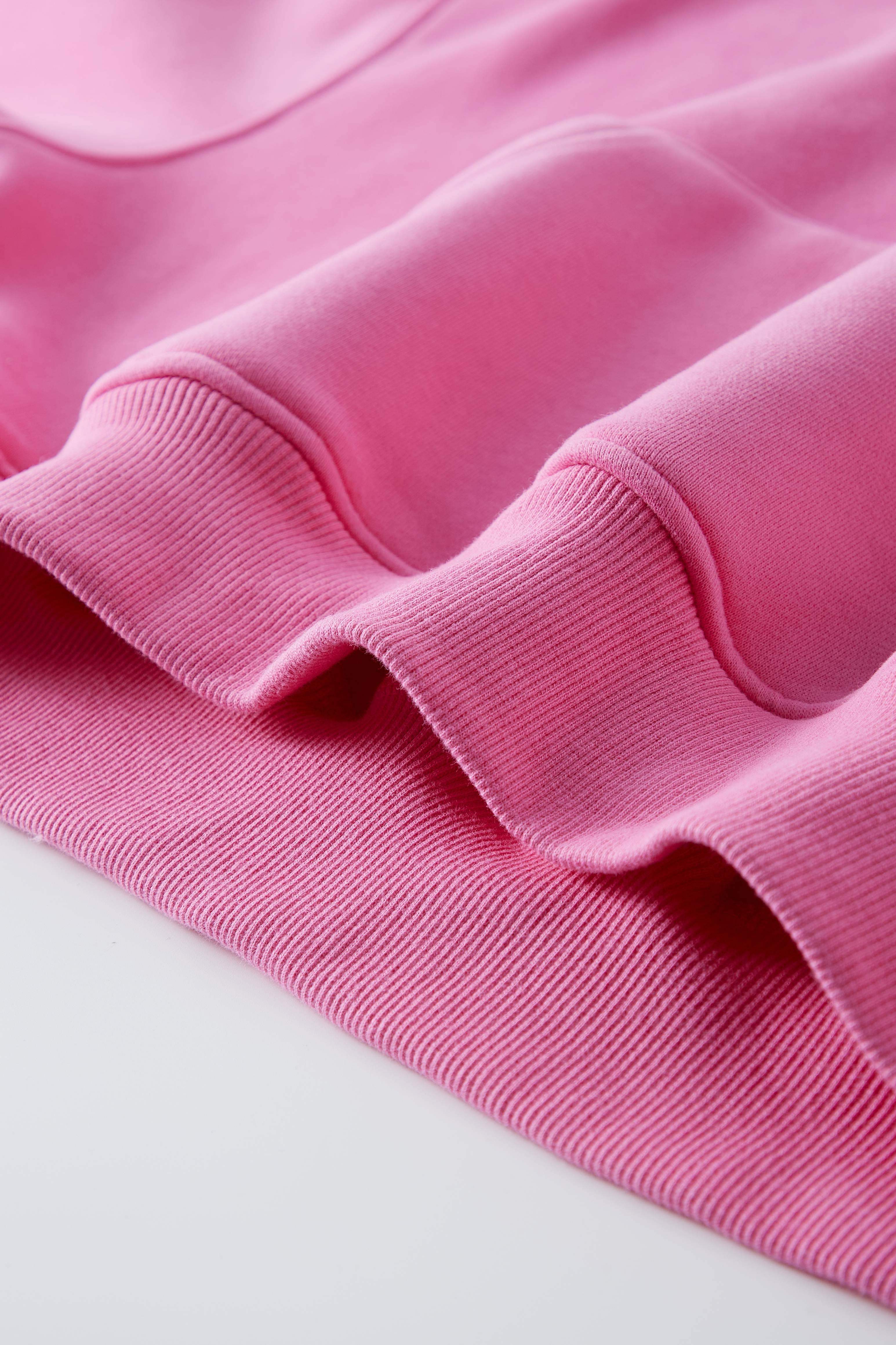 345g kurzer Kapuzenpullover