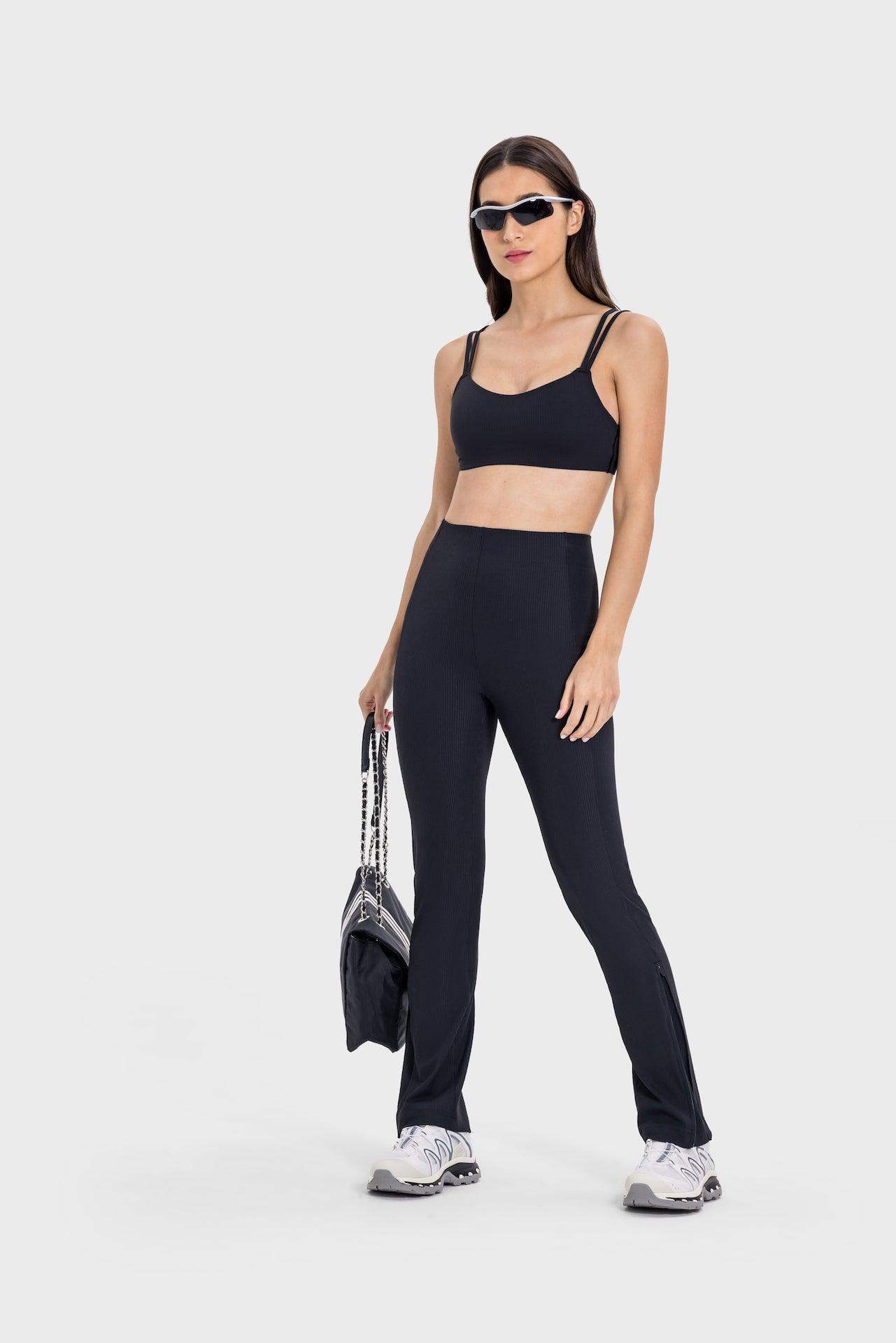 High-Waisted Hip-Lifting Slim Flare Pants