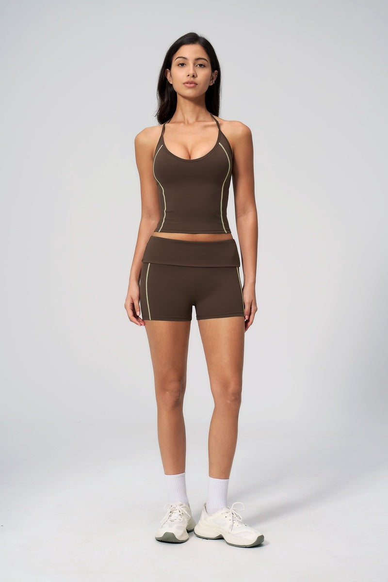 Women Sportswear Stripe Shorts Set