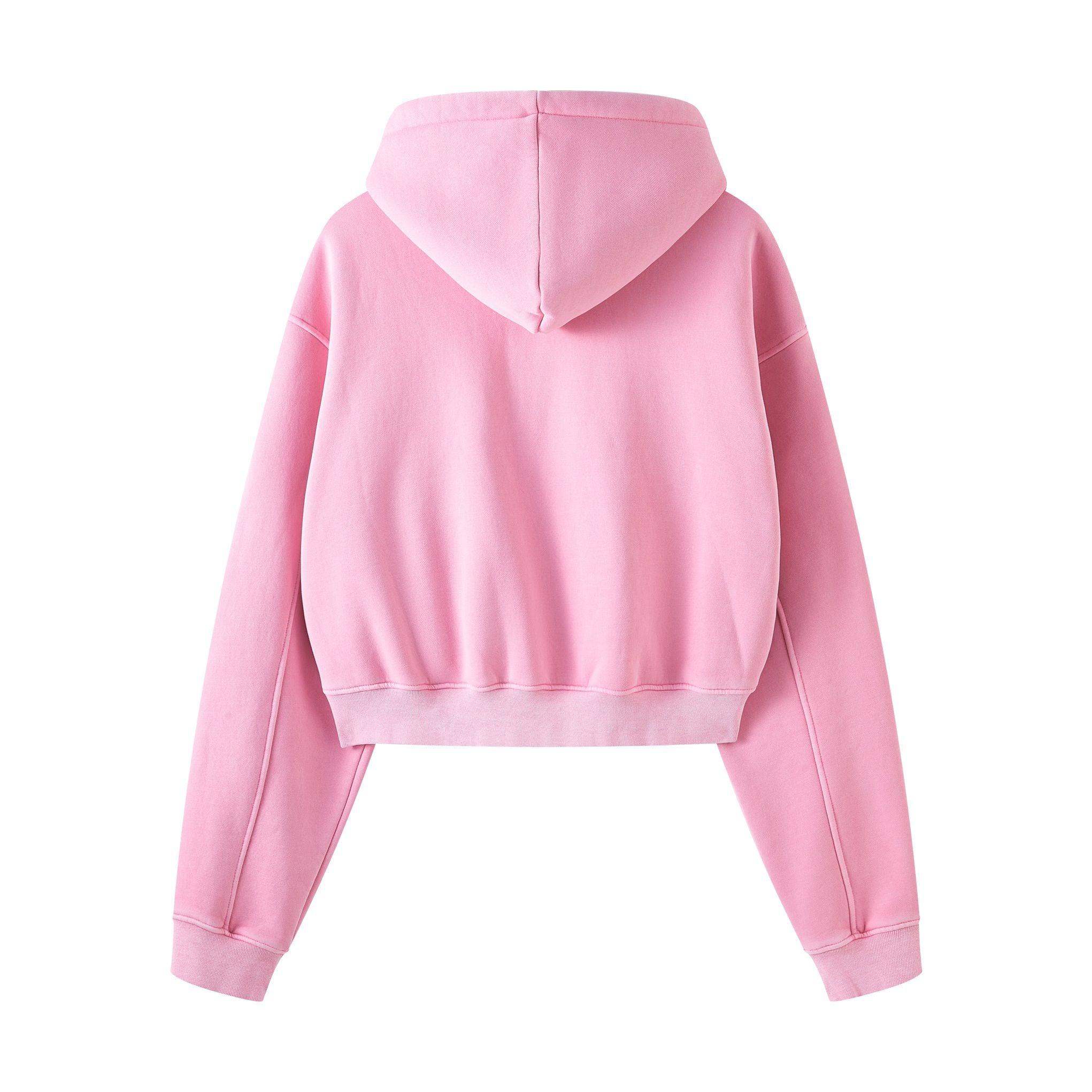 Women 355g Zip Up Short Hoodie